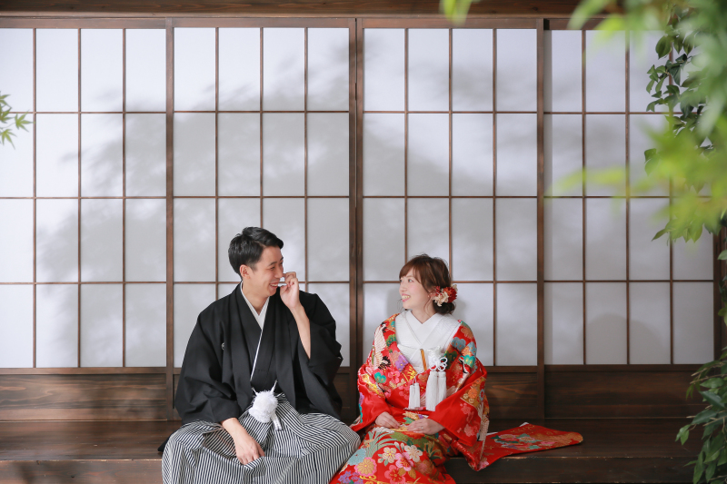 談笑中のおふたり