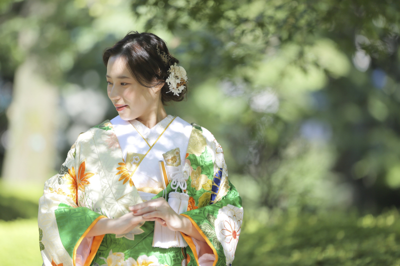 新婦様のアップ