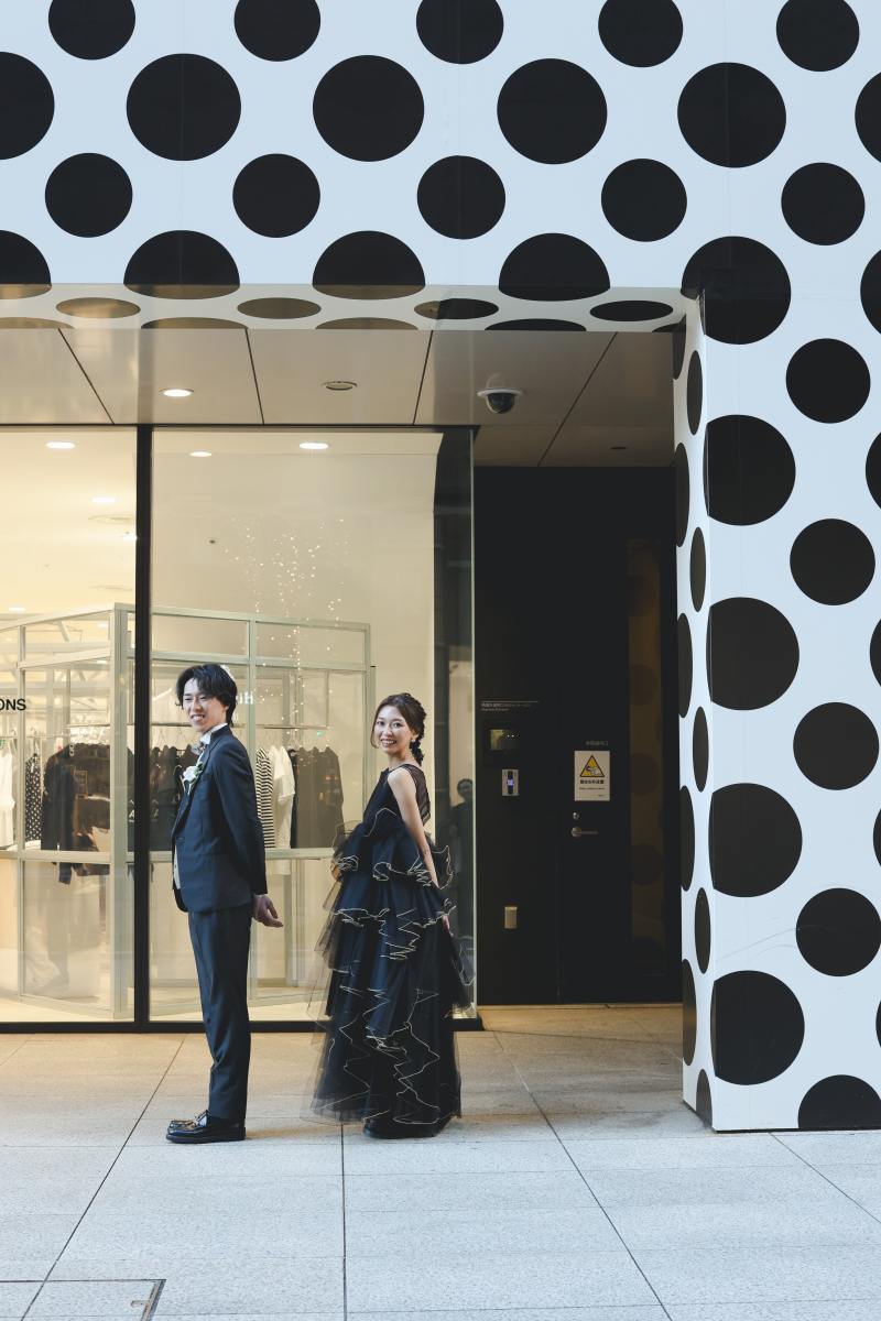 ポルカドットでモダンに♪