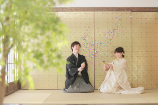 安心の屋内庭園スタジオ