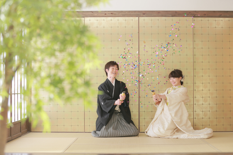 安心の屋内庭園スタジオ