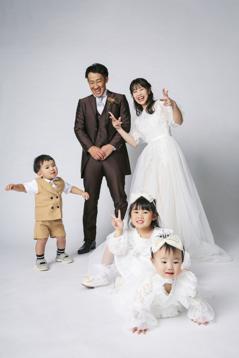 元気いっぱい！お子様と家族ショット！！