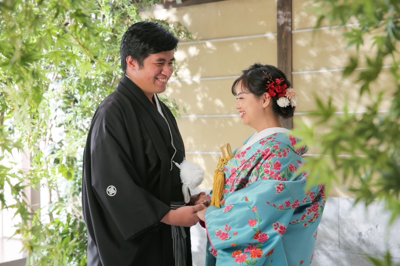 新緑に囲まれて