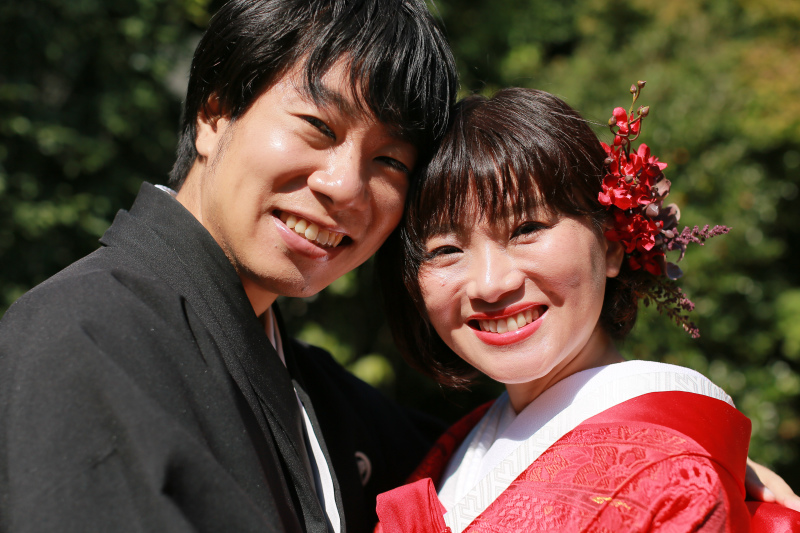 笑顔がそっくり