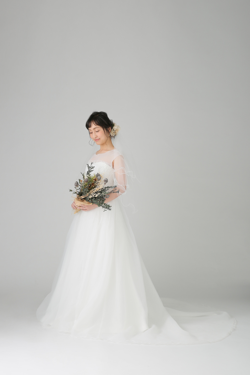 ご新婦様のソロショット。