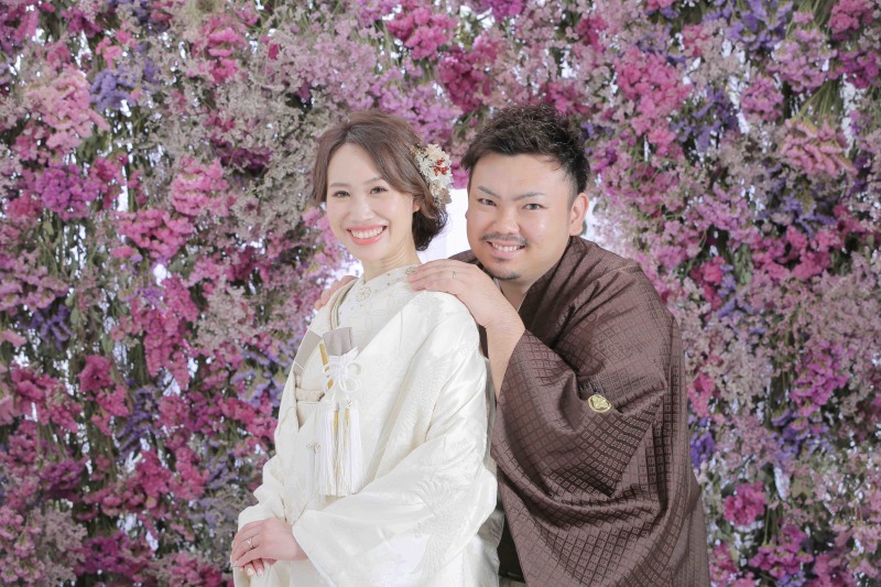 お茶目な新郎様