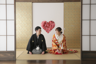 スタジオで紅葉撮影♪