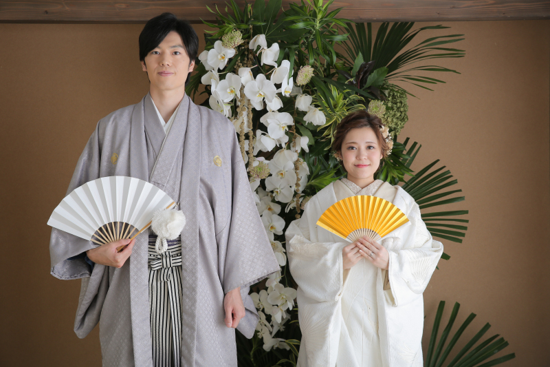 ９月の和庭園生花