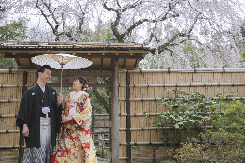 お二人と一緒にお花見!