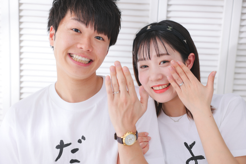 ウエディングと一緒に入籍フォト