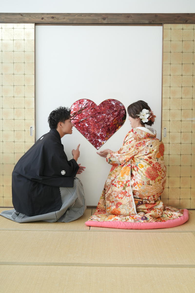 新郎様からポーズのご提案！