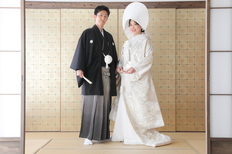 白無垢×綿帽子