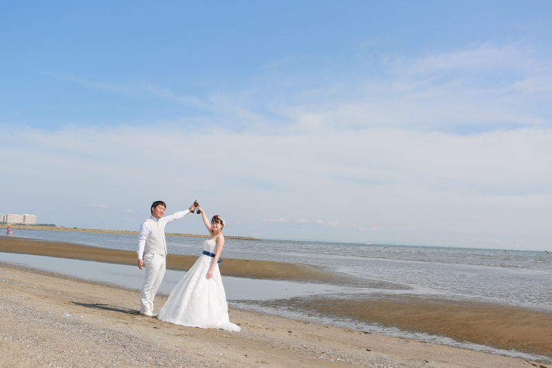 海でもカンパーイ！