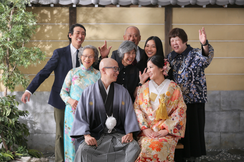 国際色豊かな家族フォト