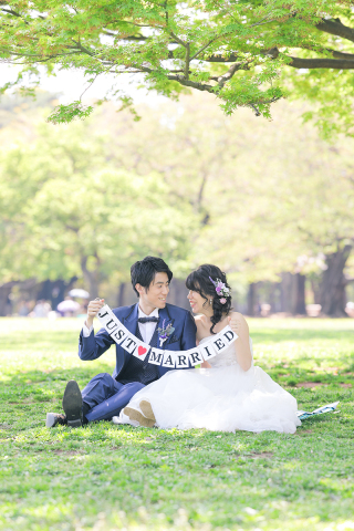 美しい新緑に包まれて