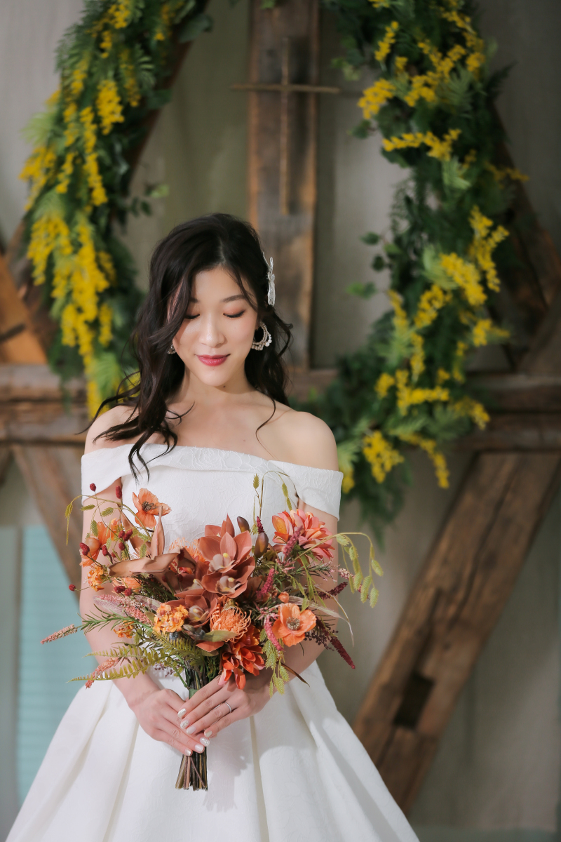 ドレスにチェンジ