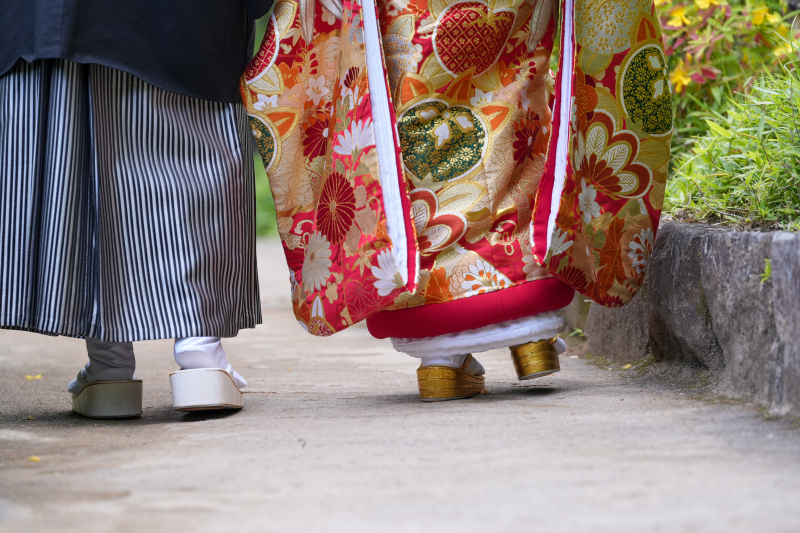 お二人でお散歩