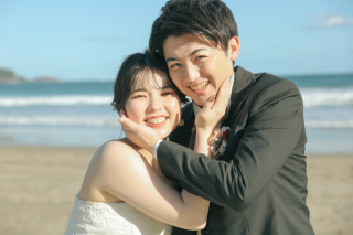 和装は桜と！洋装は海で！