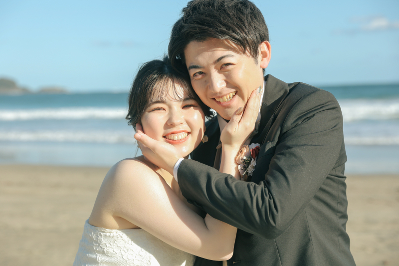 和装は桜と！洋装は海で！