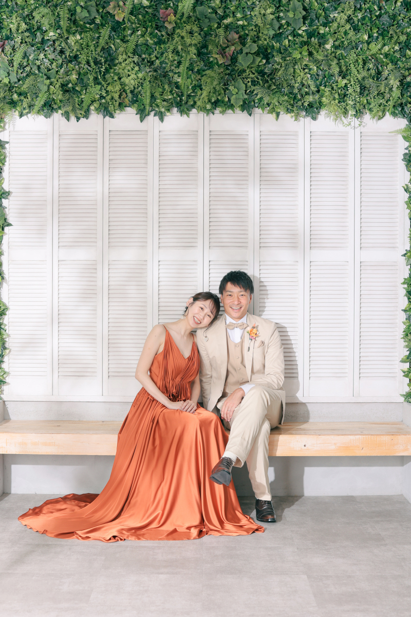 ベンチでひとやすみ