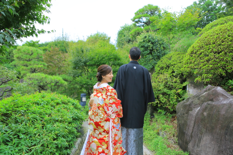 雨上がりの目白庭園
