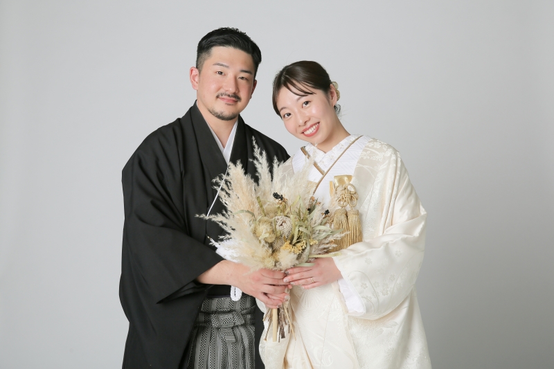 ブーケと一緒に