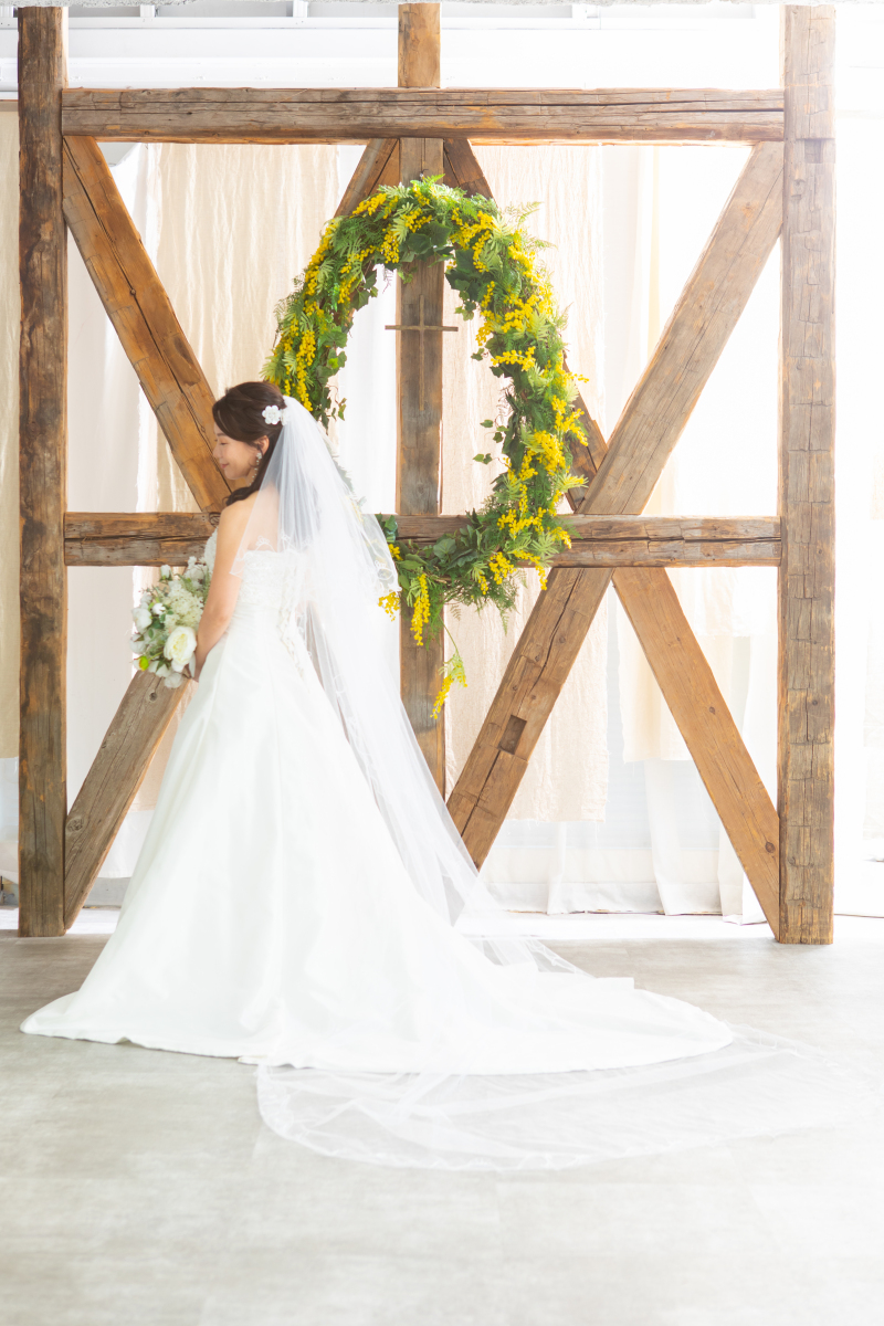 ご新婦様の後ろ姿