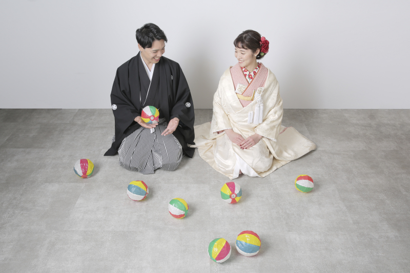 紙風船と一緒に2