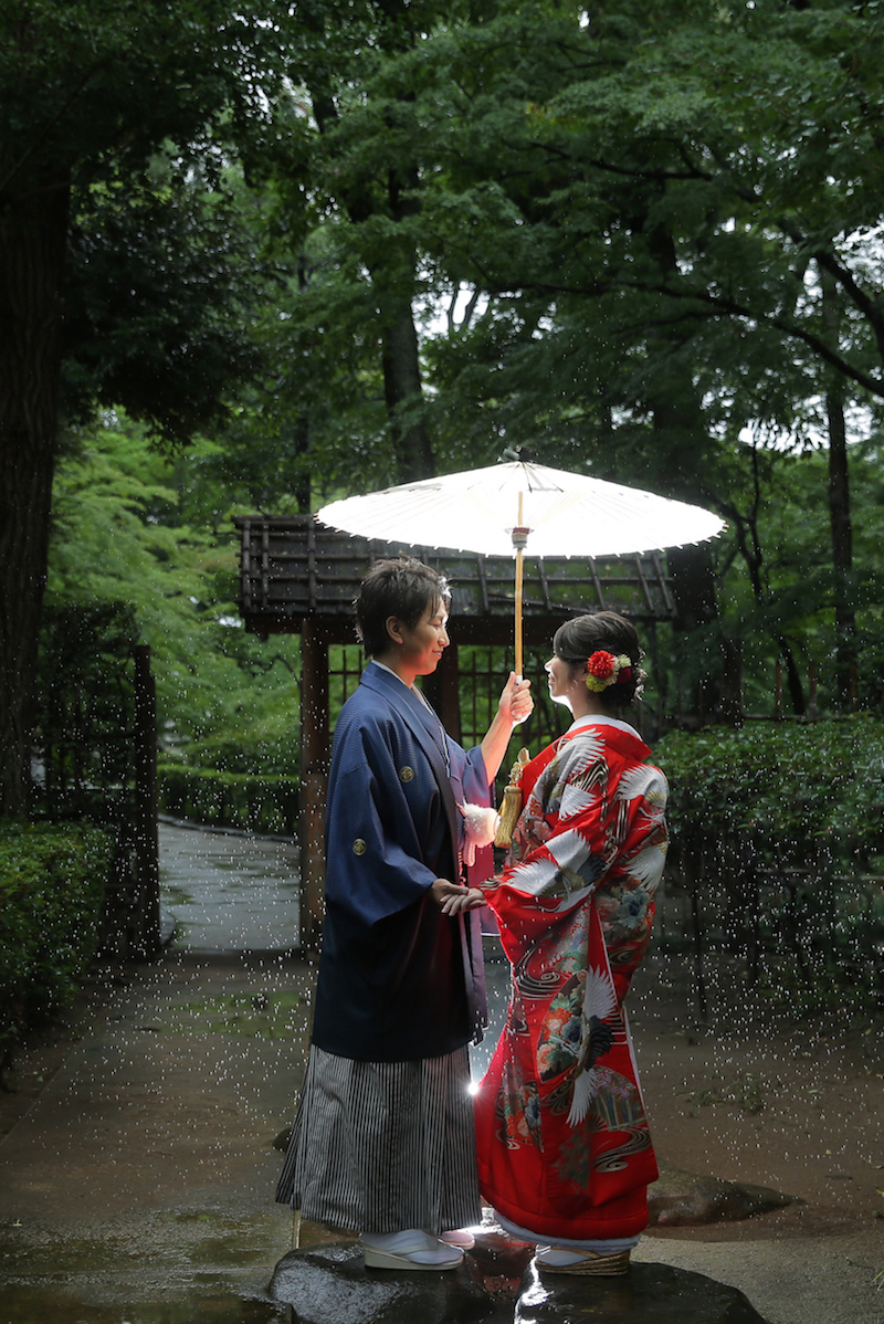 雨粒が・・・♫