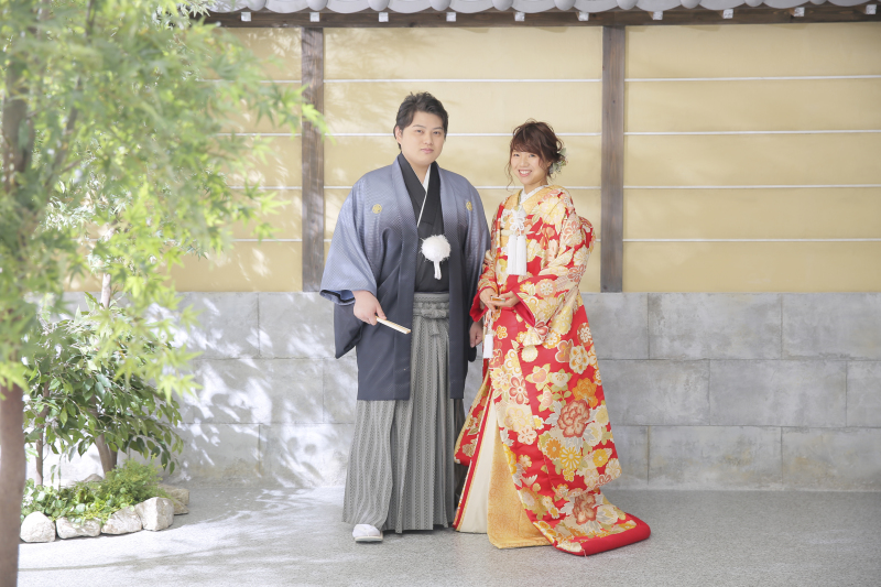 お二人の立ち姿