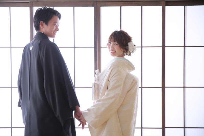 手繋ぎショット