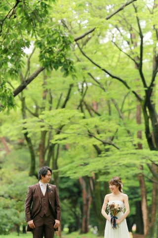 代々木公園で二人の思い出も鮮やかに！