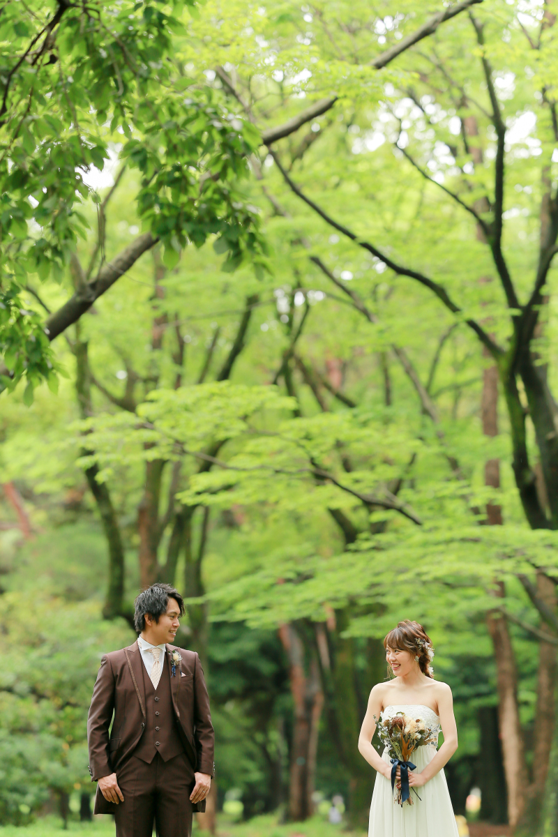 代々木公園で二人の思い出も鮮やかに！