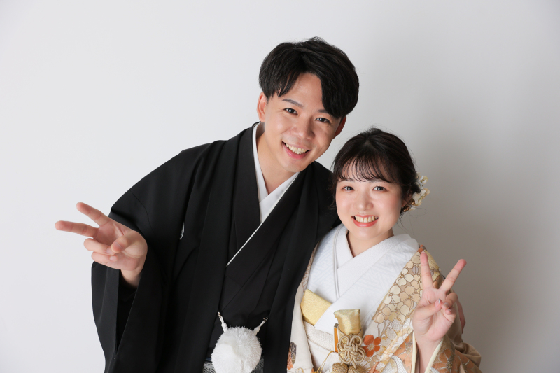 最後はピースで!