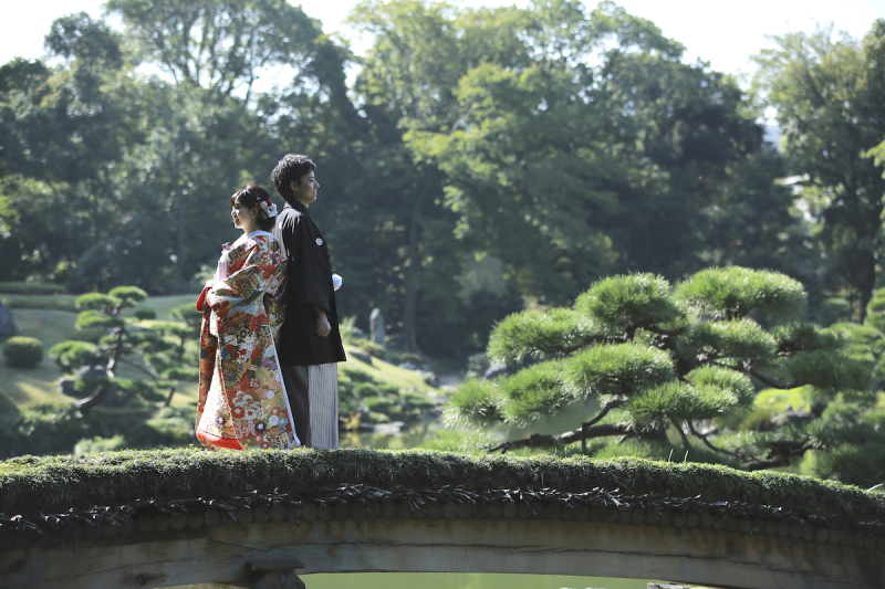 橋の上でかっこよく♪