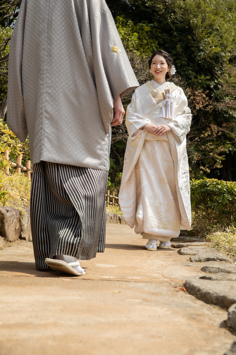 新婦様の笑顔に引き寄せられて