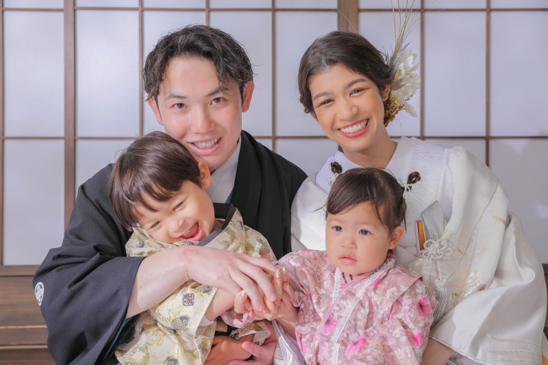 縁側でまったりと