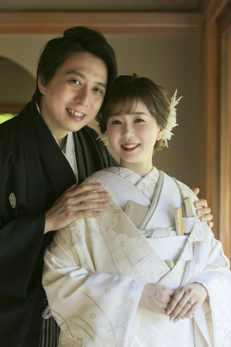2人寄り添って。