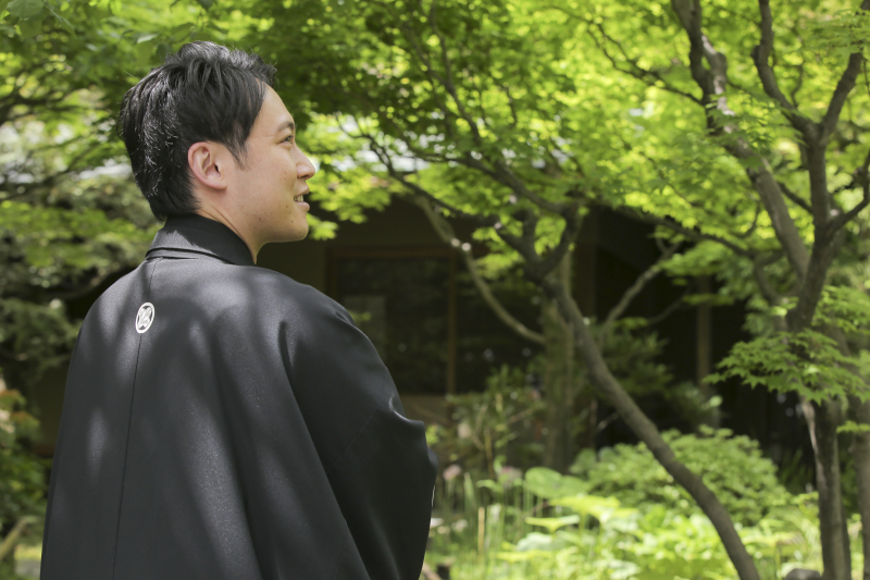 ご新郎様のソロショット。パート2