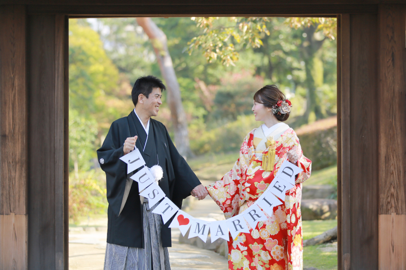 ガーランドを持って♪