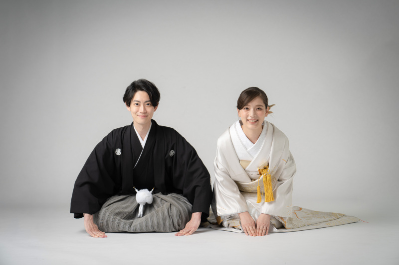 定番の"正座のポーズ"