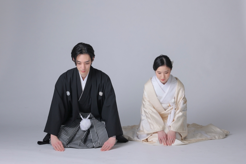 結びはお辞儀で