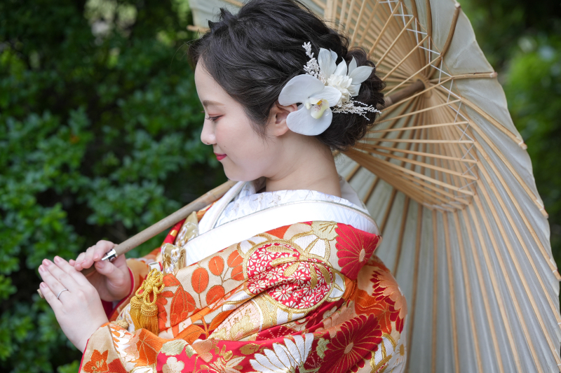 髪飾りもとっても素敵