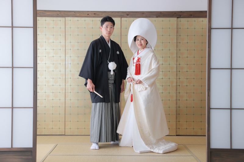 綿帽子もよくお似合いなご新婦様