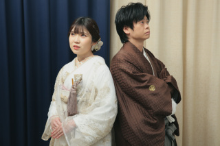 屋内庭園で3着プラン♪