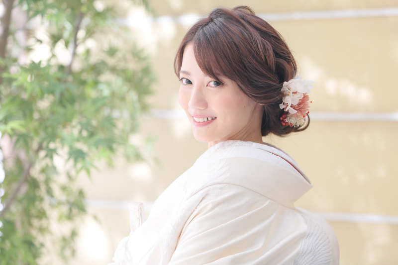 ご新婦様のヘアスタイル