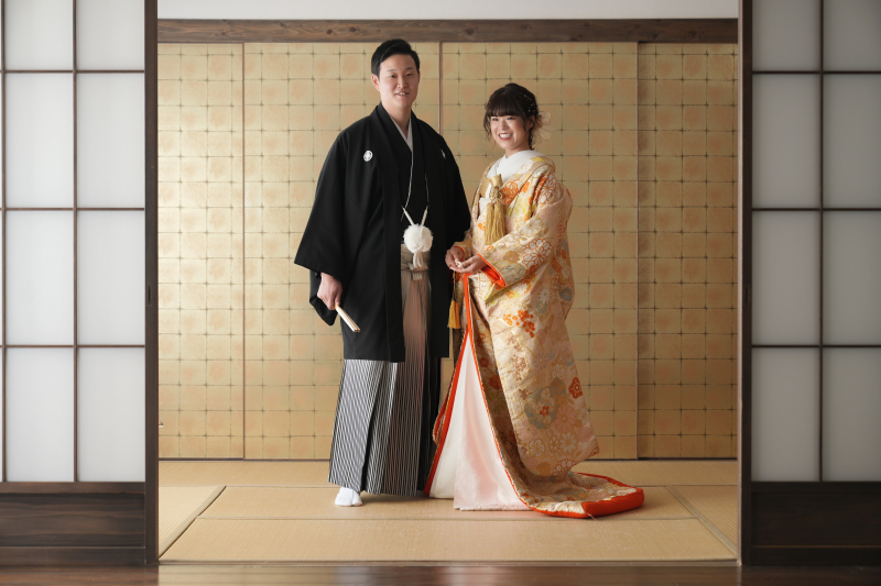 フォーマルな立ち姿