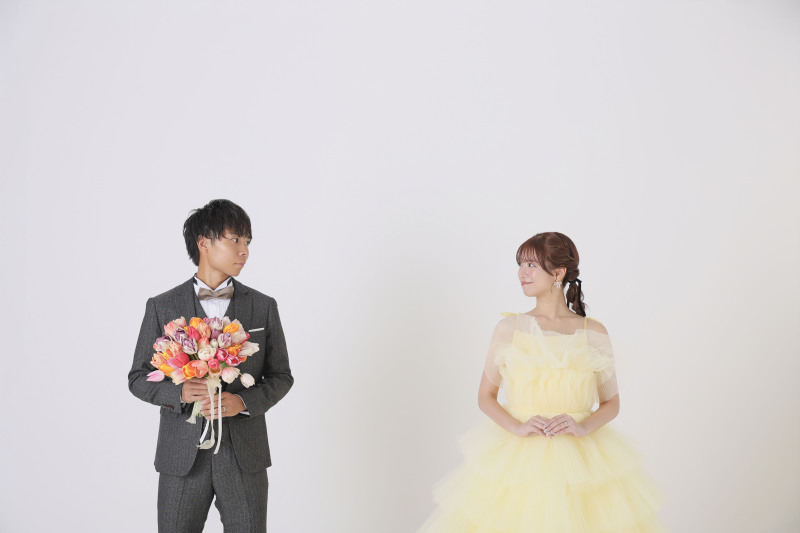 お持ち込みのブーケと