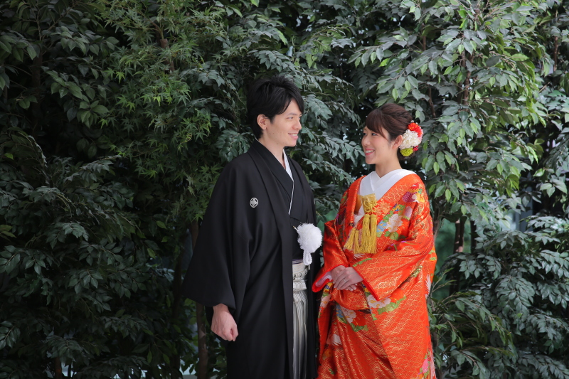 和装屋内庭園ロケーションフォト