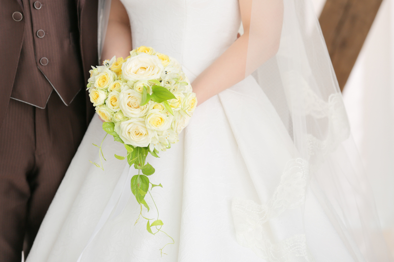 お母様が作ってくださったブーケ